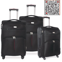 Soft Nylon Inside Trolley Travel Bag avec 4 roues